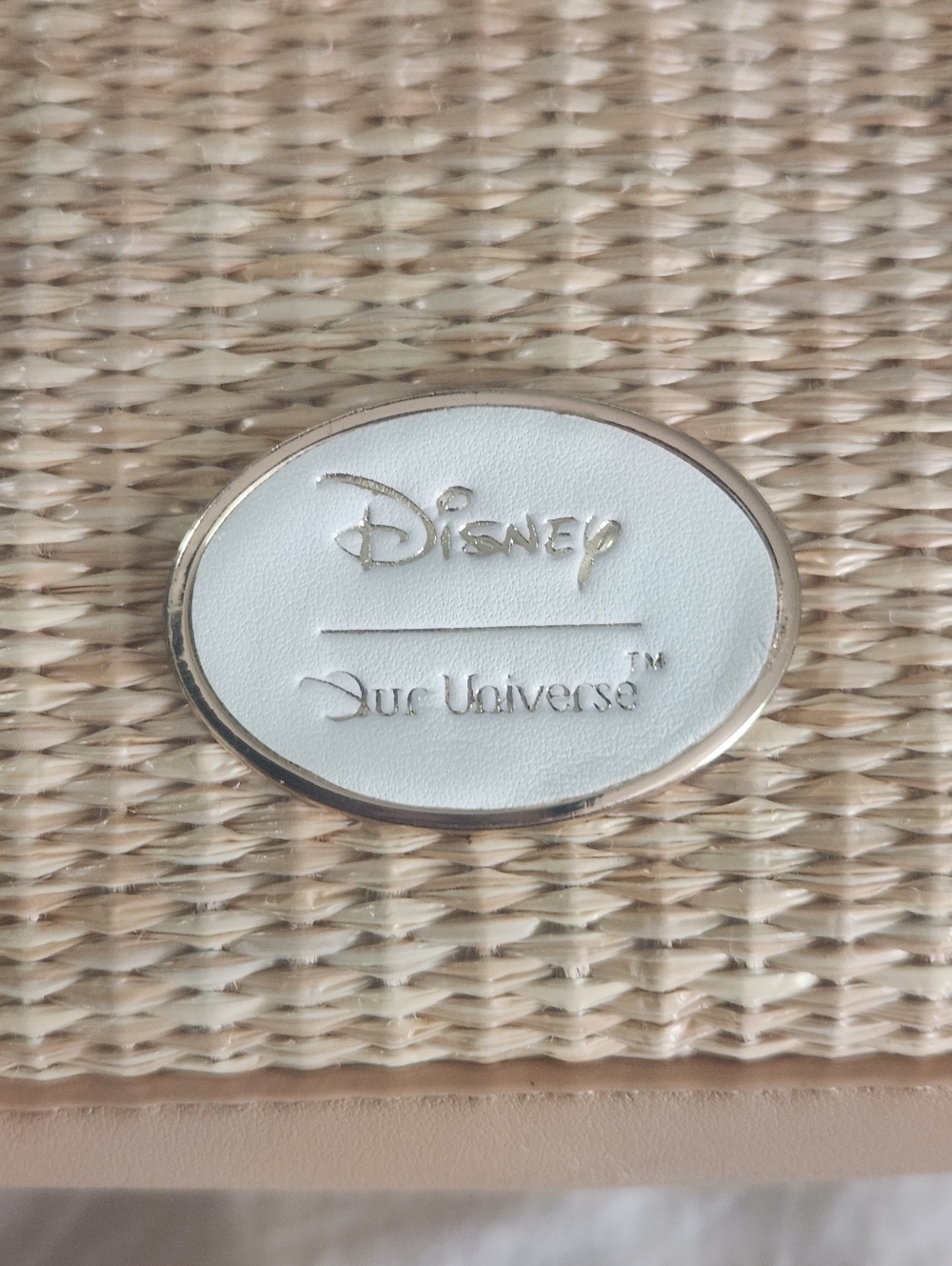 Disney Our Universe Bambi Weaved Basket Crossbody Bag Lightweight - Picture 3 of 12